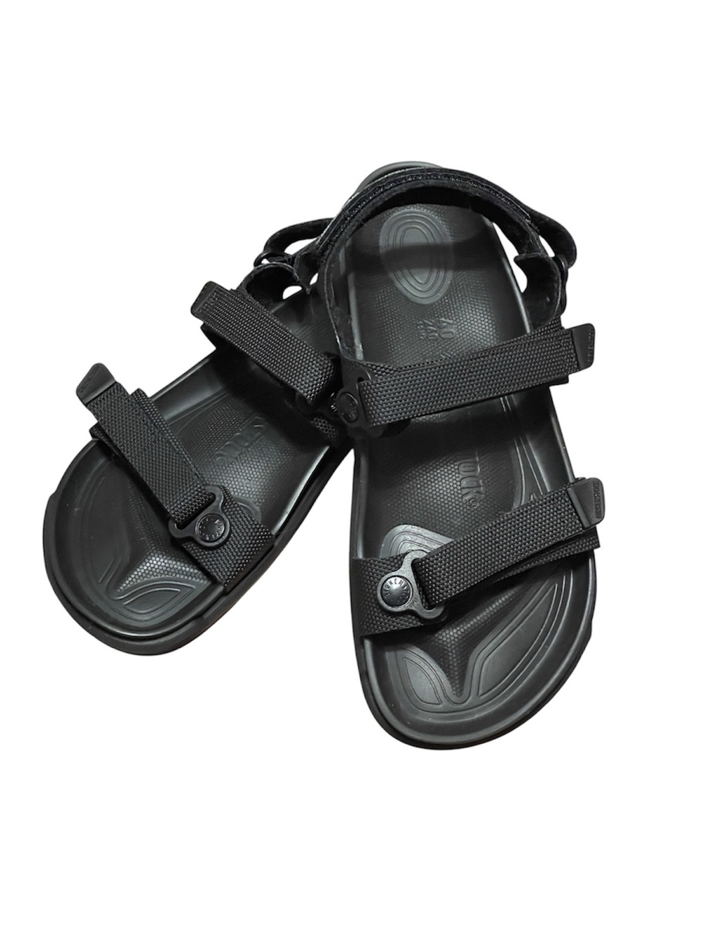 Birkenstock Kalahari Unisex Hiking Sandals Birko-Flor Black Size W9 M7 Walking